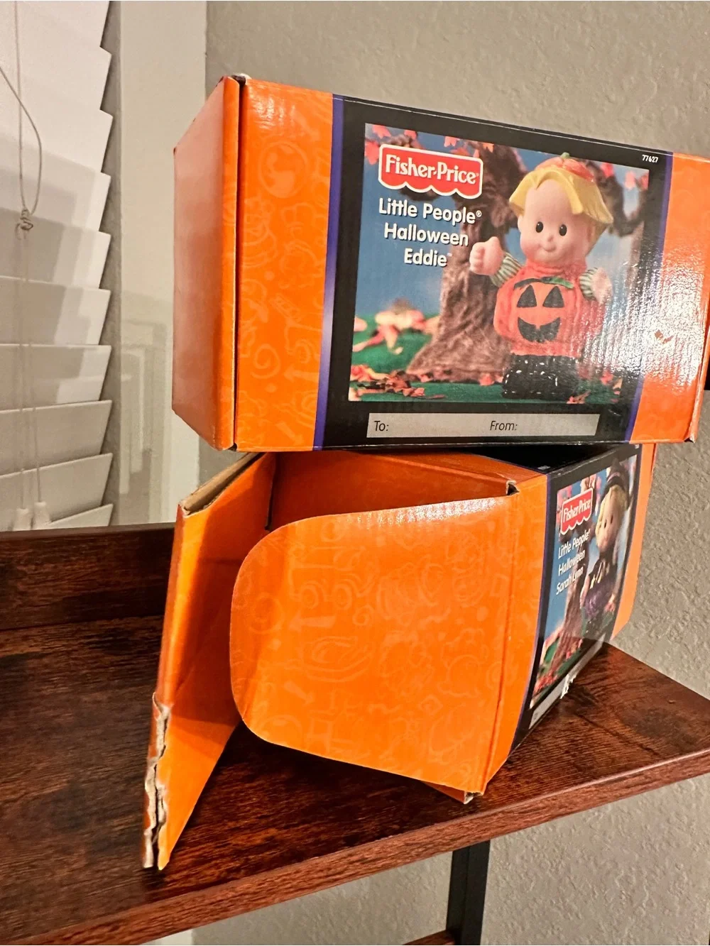 Fisher Price Little People Spooky Sound Halloween Sarah Lynn Witch Pumpkin Eddie